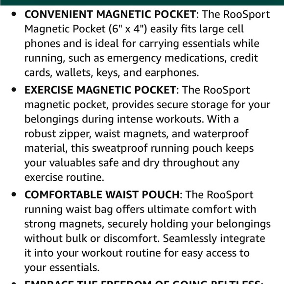 Roosport Magnetic Running Pouch - Picture 8 of 8